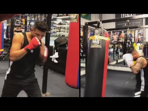 Abner Mares back at Robert Garcia Boxing Academy in Riverside | #AdidasBoxing