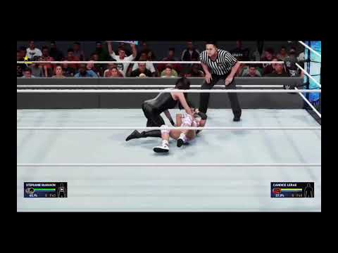 WWE 2k19 Stephanie McMahon vs. Candice Lerae - Women's Money in the Bank Qualifying Match SMACKDOWN