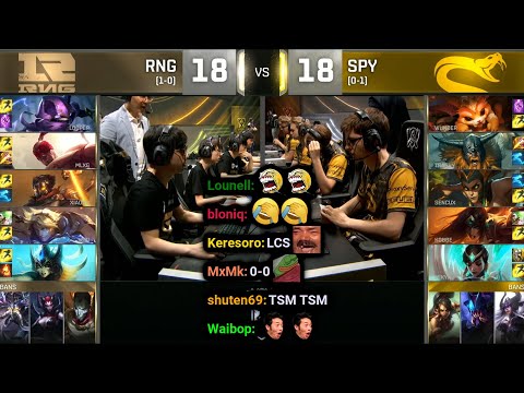 RNG vs SPY | 2016 Worlds - Group Stage Day 2 | Twitch VOD with Chat