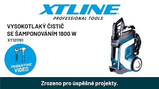 XTline XT121701 Čistič vysokotlaký se šamponováním 1800W  