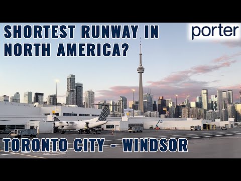 TRIP REPORT | Porter Airlines | Toronto City (YTZ) - Windsor (YQG) | Bombardier Q400 | PorterReserve