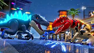 Godzilla 1998 vs Ceratossauro no LEGO Jurassic World