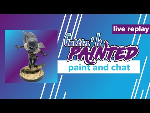 Marvel United Miniature Painting Live Stream and Chat