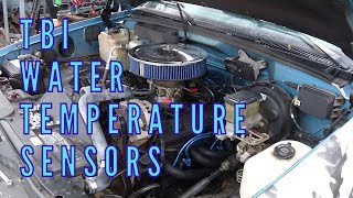 tbi chevy  water temperature sending unit switch and water temperature sensor