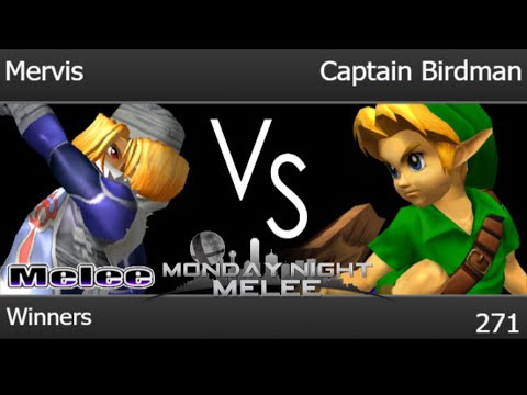 MNM 271 - TLOC | Mervis (Sheik) vs Captain Birdman (Young Link) Winners - Melee