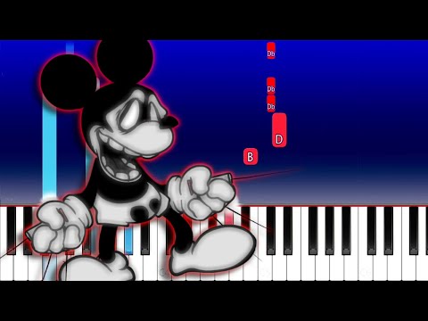 FNF Wednesday Infidelity Part 2 Update Bad Ending - Hellhole (Piano Tutorial)