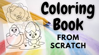 How to Create a Coloring Book From Scratch Using Free Tools