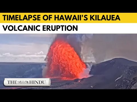 Hawaii volcano erupts, ash and lava overrun USGS recording camera