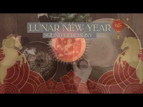 Lunar New Year Fire Horse 🔥🐎 ASMR Sound Bath | 7 min Welcome Ceremony