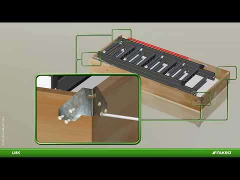 FAKRO loft ladders - LMK+LXK segment loft ladder