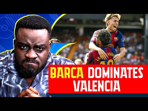 Barcelona dominating this season’s football with their excellent performance against Valencia🔥🔥🔥