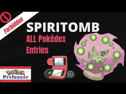 Spiritomb Pokedex - Forbidden Ghost 👻 Pokemon Bio