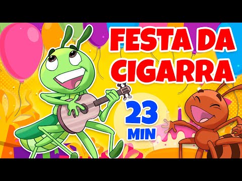 Festa da Cigarra - Giramille 23 min | Desenho Animado Musical