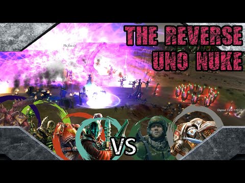 Warhammer 40,000: Dawn of War Ultimate Apocalypse 4 vs 4 Eldar,  Demons, Necrons, SM vs IG, IDH