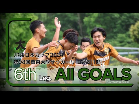 経済学科 『JR東日本カップ2024 第98回 関東大学サッカーリーグ戦』1部リーグ第6節ゴール集