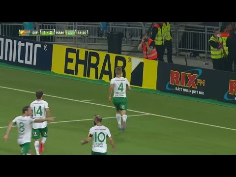 MÅL: Israelsson återtar ledningen för Hammarby i derbyt mot Djurgården - TV4 Sport