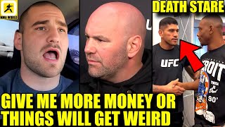 Sean Strickland announces he's FIGHTING with UFC for better Pay,Izzy predicts Pereira - Hill,Gaethje