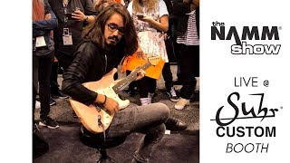Mateus Asato Live @ Suhr Guitars Booth NAMM 2018 (playing his signature Suhr guitars!)