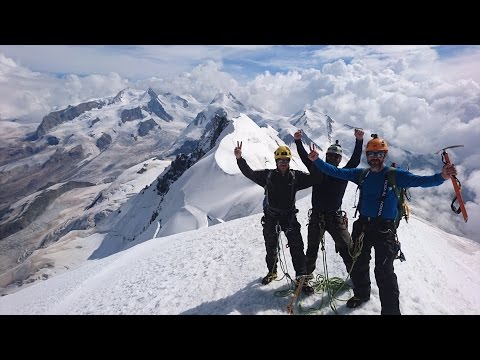 Climbing the Breithorn 4165m in September 2016