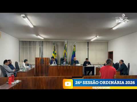 26ª sessão ordinária 2026 | 03.09.2026