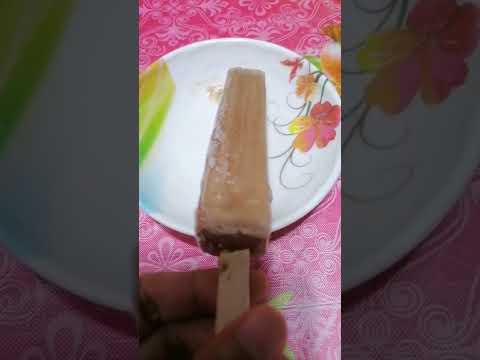 chocolate and milk flavored ice-cream with chocolate sauce