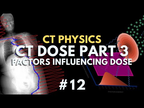 CT Dose Part 3 - Factors influencing dose, ALARA, Tube current modulation | CT Physics Course #12
