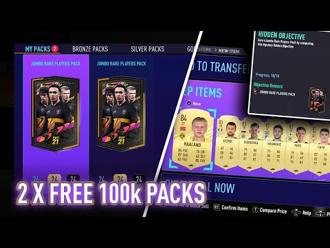 How to get X2 FREE 100k packs in Fifa 21 (so easy)