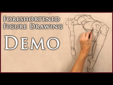 Foreshortened Figure Drawing Demo with Brian Knox - Watts Weekly