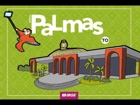 Palmas: Capital do Estado do Tocantins. Letra Imprensa. Capitais Brasileiras.