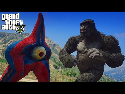 King Kong VS Starro The Conqueror - GTA 5 Mod
