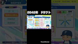 栄冠ナイン　2042年度入学者ドラフト #パワプロ2024
