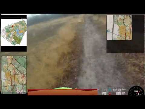 PROM2013, Orienteering Interland, 't Zand, 10-3-2013: Jan-Gerard's HeadCam video, 10 x FFWD