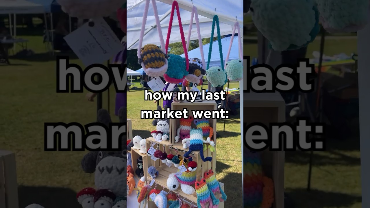Market VLOG drops today! #crochet #amigurumiaddict #crochetpatterns #amigurumi #crochetmarket