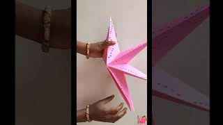 Download lagu How to make Star Lantern Kandil For Diwali & Christmas Decoration | #shorts mp3
