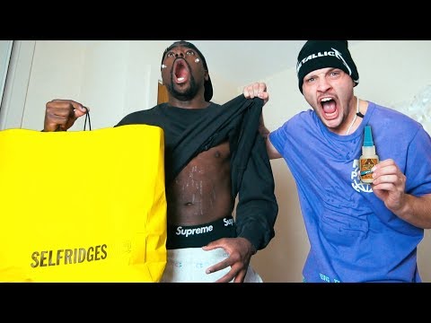 We SUPERGLUED our OUTFITS on for the day! (Off-White + Yeezy)