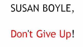 Susan Boyle, Don't Give Up