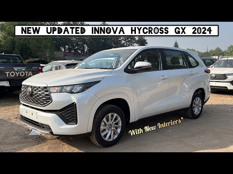 New UPDATED Innova Hycross 2024 🔥 GX me milenge ab VX wale interiors | White Colour @ Rs 19.67L