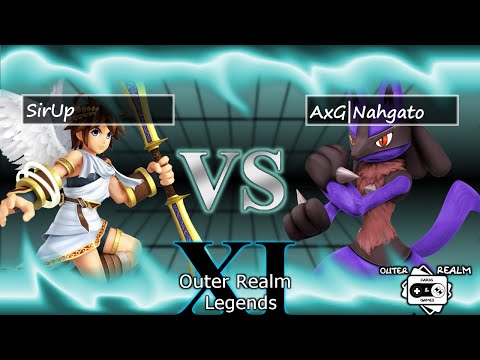 ORLXI - Sir Up (Pit) vs. AxG Nahgato (Lucario) - LR6 - Smash 4 - Wii U
