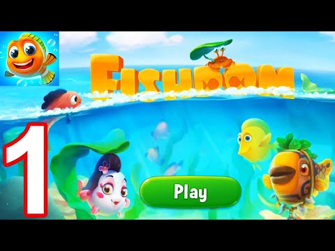 Fishdom - Gameplay Walkthrough Part 1 Levels 1-7 (android,ios)