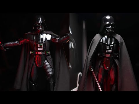 New hot toys Darth Vader kenobi series action figure in hand images by MRC collection ventures