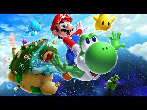 super Mario galaxy grand star and boss only.