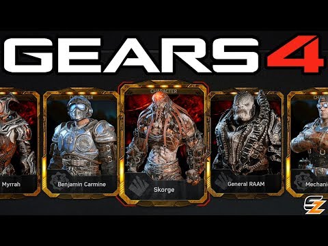 "EVERY GEAR PACK EVER!" - Gears of War 4 Gear Packs - OPENING 70 PACKS!