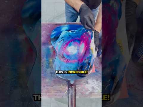 I spray painted my friend's guitar! 🎸