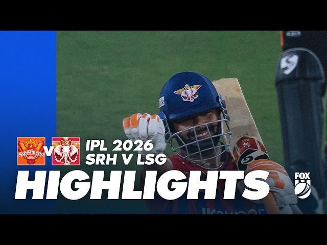 Sunrisers Hyderabad v Lucknow Super Giants I Full Match Highlights I IPL 2026 Game 10 I Fox Cricket Sunrisers Hyderabad v Lucknow Super Giants I Full Match Highlights I IPL 2026 Game 10 I Fox Cricket