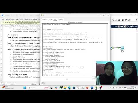 3.6.2 LAB-Implement VLANs and Trunking