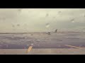 Plane Takeoff During Rain Qatar Airways