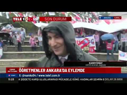 Yoğun yağış altında Ankara-Anıtpark`ta gerçekleştirdiğimiz Büyük Buluşmamız Tele 1 Tv`de yayınlandı. 26 Kasım 2023 | EĞİTİM İŞ