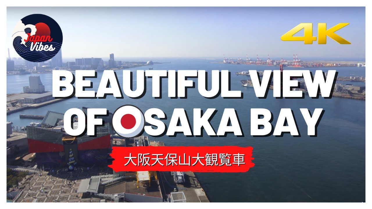 Enjoy breathtaking 360° views of Osaka’s skyline from the iconic Tempozan Ferris Wheel!