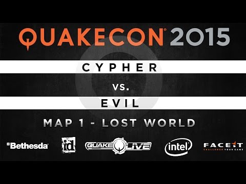 Cypher vs. Evil - Map 1 - Lost World (QUAKECON 2015 DUEL)