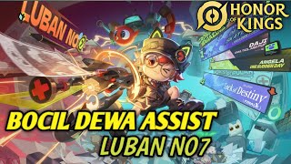 Honor of kings Luban no.7 Dark  System Lawak Gameplay | honor of kings ! #hok